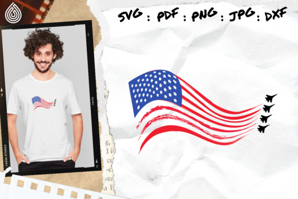 Air Force Fighter Jet Flag