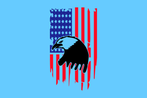 America Flag Patriotic Eagle SVG: Graphics & Crafts