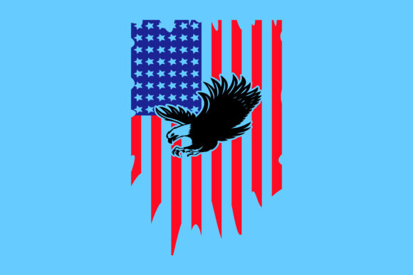 America Flag SVG for Crafts and Graphics