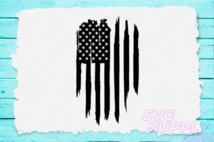 American Flag Distress Graphics for Crafts