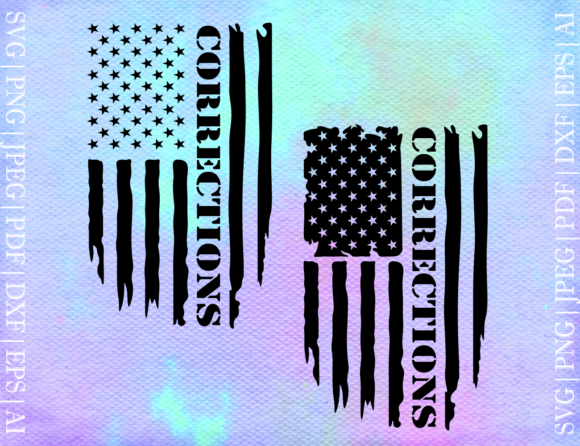 Corrections Flag Svg Graphics for Crafts