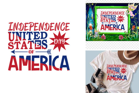 Flag Day Svg Design, Independence United
