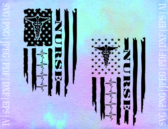 Nurse Flag Svg Graphics and Crafts