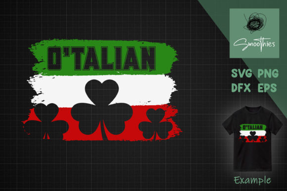 O talian St Patricks Day Italian Flag Graphics