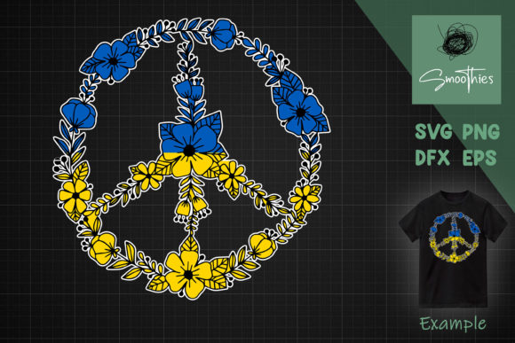 Peace Ukraine Flag I Stand with Ukraine Graphics and Crafts
