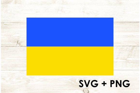 Ukraine Country Flag SVG for Crafts and Graphics